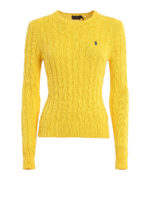 Pull in cotone a trecce giallo