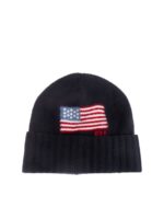 Berretto blu con bandiera americana