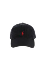 Cappello da baseball nero con logo