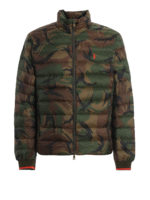 Piumino ultraleggero trapuntato camouflage