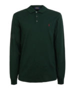 Polo in pique con logo ricamato