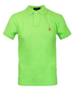 Polo gialla in cotone pique