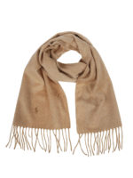 Sciarpa con ricamo logo