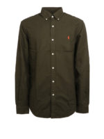 Camicia button down verde militare