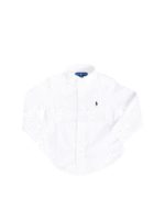 Camicia con fondo tondo bianca