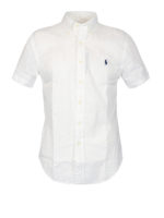 Camicia bianca a maniche corte