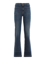 Jeans con tasche applicate