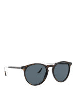 Occhiali da sole tartarugati con lenti scure