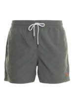 Boxer da mare con logo ricamato