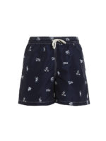 Boxer da mare con logo stampato