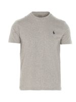 T-shirt grigia con logo blu