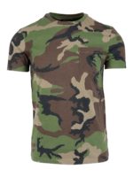 T-shirt con stampa mimetica