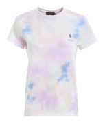 T-shirt in cotone effetto macchie