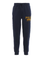 Joggers con logo floccato