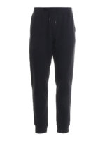 Joggers in misto cotone con logo ricamato