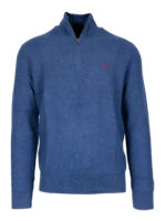 Pull con zip in cotone nido dape