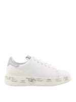 Sneaker Belle in pelle e glitter