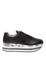 Sneaker Beth 3873 nere in pelle