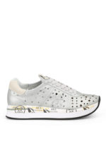 Sneaker Conny in pelle traforata