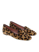 Ballerina animalier beige e marrone