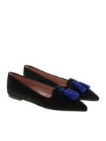 Ballerina Ella nera con nappe