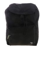 Zaino nero con logo Zebra