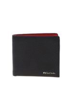 Portafoglio blu scuro con stampa logo