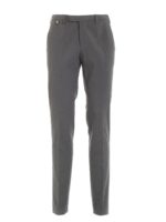 Pantalone grigio con micro motivo
