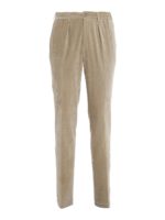 Pantalone in velluto con coulisse