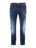 Jeans in cotone slavato