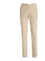 Pantalone beige effetto stropicciato