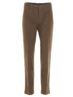 Pantaloni slim fit marroni