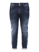 Jeans cinque tasche in misto cotone