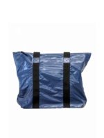 Borsa Tote blu lucido