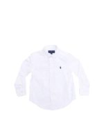 Camicia button down bianca con logo