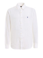 Camicia in lino bianco bd