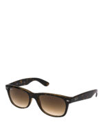 Occhiali da sole in acetato con lenti marroni