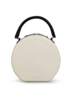 Borsa Circle in pelle stampa pitone