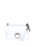 Borsa a tracolla Jean in pelle bianca