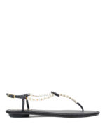 Sandalo ultra flat con perle