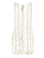 Abito Net tank bianco