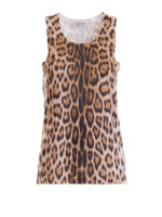 Top con fantasia maculata