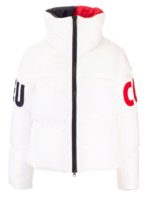 Piumino collo alto bianco