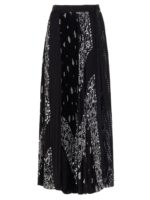 Gonna nera in stampa bandana