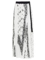 Gonna bianca in stampa bandana