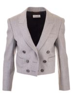 Giacca cropped grigia