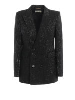 Blazer doppiopetto con lurex