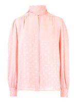 Blusa collo lavalliere rosa