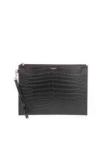 Porta tablet Catherine goffrato nero