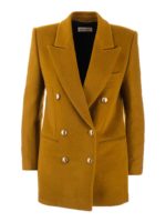 Giacca doppiopetto in feltro di lana